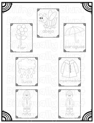 Push Pin Activities – Seasons Spanish