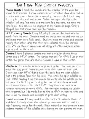 Kindergarten Benchmark Adelante Phonics Unit 3