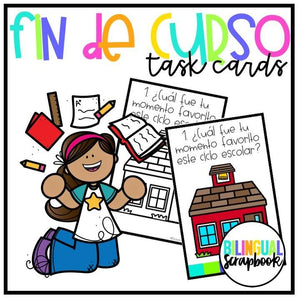 Fin de curso (End of The Year Task Cards in Spanish)