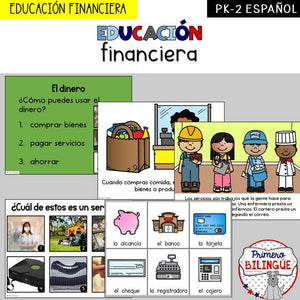 Introducción a educación financiera Kindergarten
