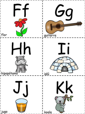 Alphabet Bingo In Spanish