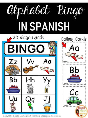 Alphabet Bingo In Spanish