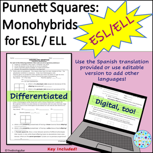 Genetics Monohybrid Punnett Square Problems