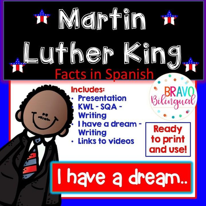 Martin Luther King Jr. Spanish Facts and Activities