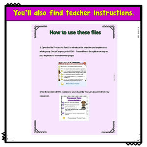 Reading Comprehension Passages - El texto de procedimiento in Google Slides™