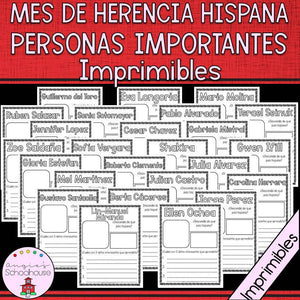 Hispanic Heritage Month Important People in Spanish