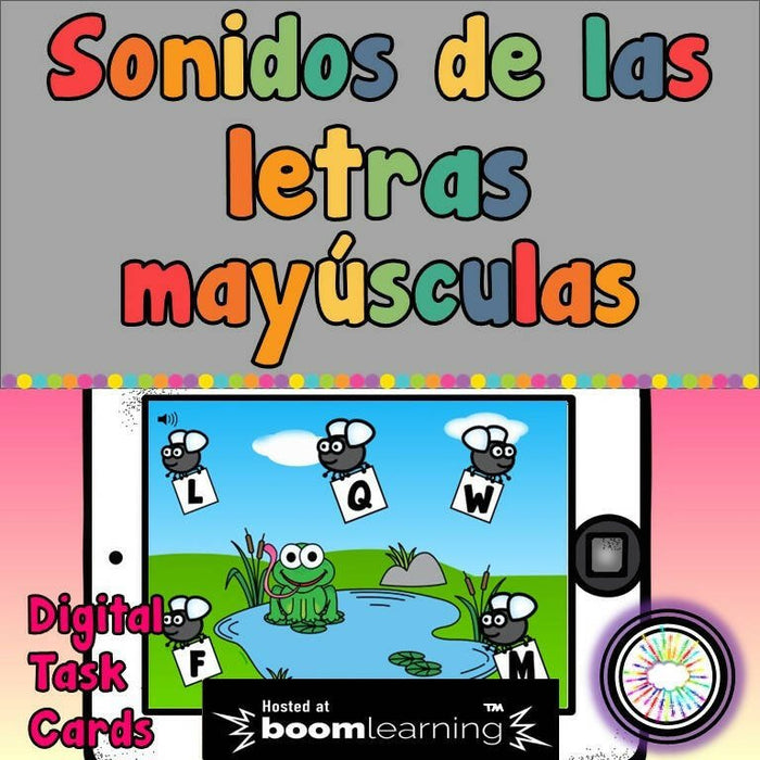 Sonidos Letras Mayusculas Boom Cards™ | Digital Task Cards