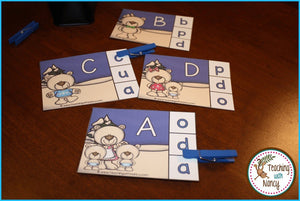 Winter Alphabet Stations