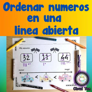 Ordenar números en una linea abierta