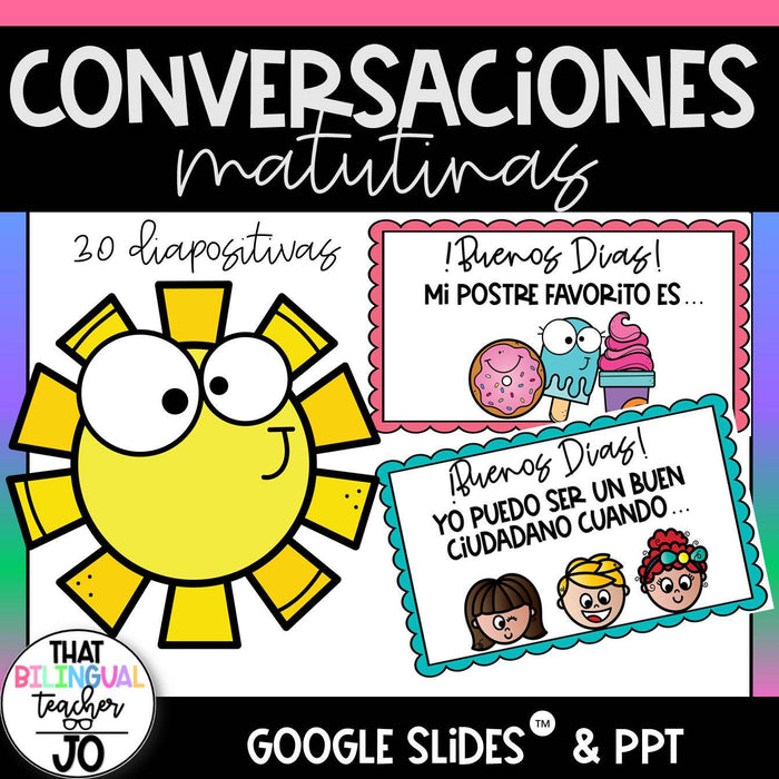 30 Diapositivas para la Reunión Matutina- {Morning Meeting}