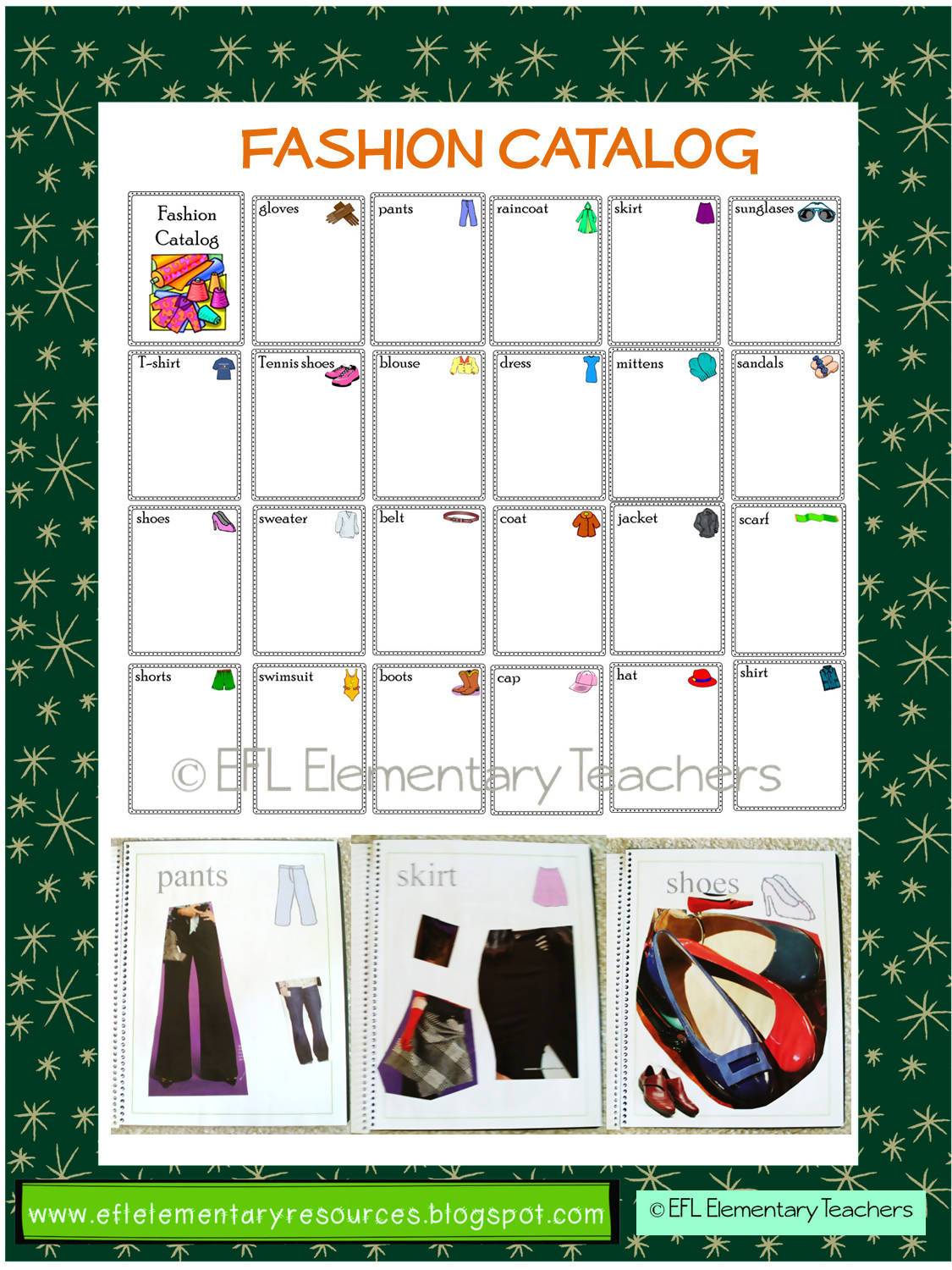Weather and Clothes resources for Elementary ESL EFL – Bilingual ...