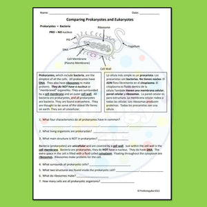 Biology Cell Structure & Function Reading and Writing