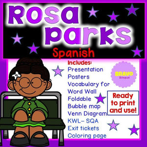 Rosa Parks Facts and Activities in Spanish