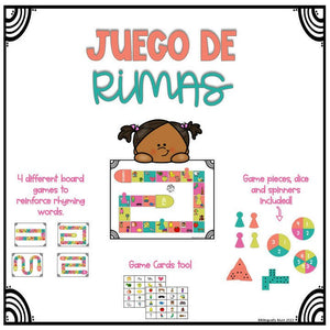 Juego de rimas - Spanish Rhyming Game