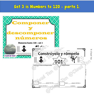 Componer y descomponer números hasta 120