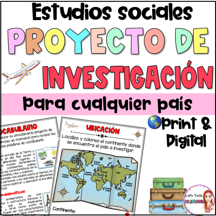 Social Studies Research in Spanish- Geografia y cultura