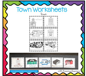 Town Theme for Kindergarten ELL
