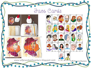 Face Teaching Materials for Preschool ELL