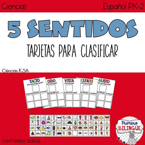 Actividades de Ciencias para Kinder / Cinco Sentidos