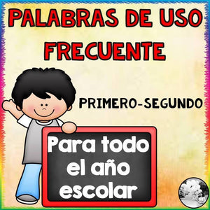 Sight words in Spanish/ Palabras de uso frecuente en español