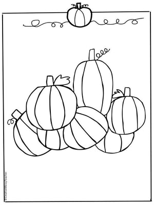 Páginas Para Colorear Otoño - Fall Coloring Pages