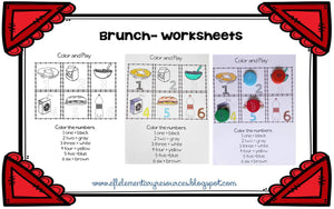 Breakfast and Lunch FOOD unit for Kindergarten and Elementary EFL