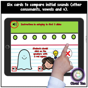 Letra V Boom Cards™ | Digital Task Cards
