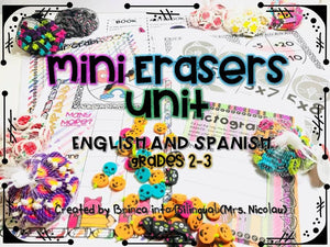 Mini Erasers Growing Bundle ENGLISH
