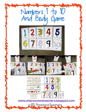 Numbers Unit for Kindergarten ELL