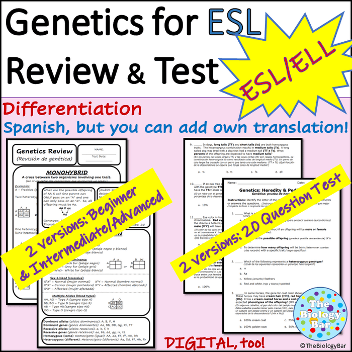 Genetics Review and Test