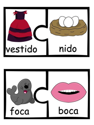 Free Rhyming Puzzles In Spanish