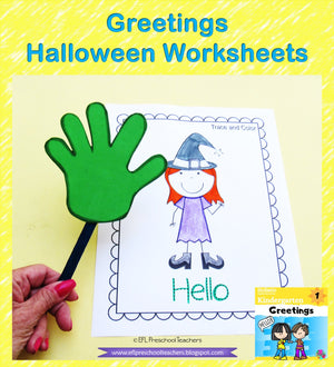 Greetings Unit for Kindergarten-Holistic English