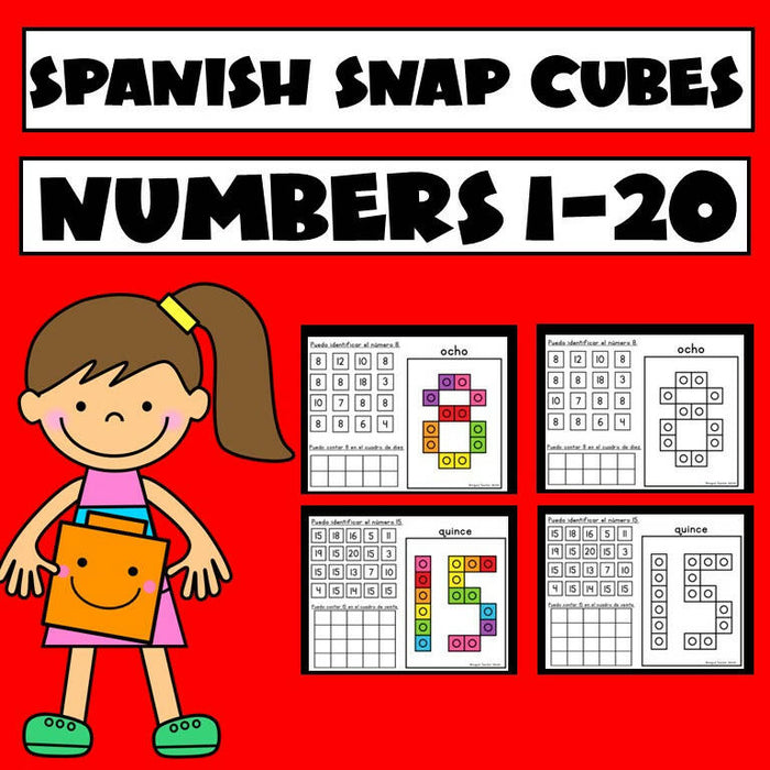 Números del 0 al 20 con cubos