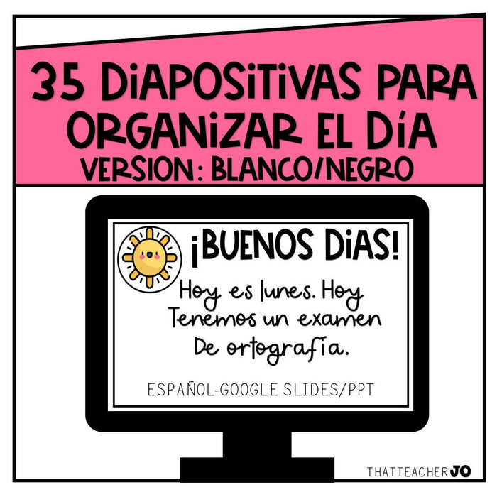 Diapositivas para Organizar el Dia !