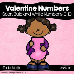 Valentine Numbers: Scan, Build and Write