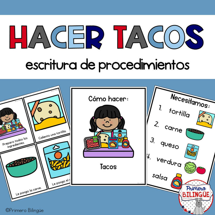 Cómo hacer tacos — Procedural writing