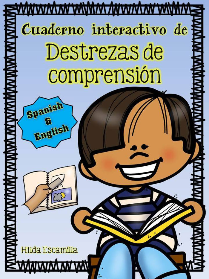 Reading Comprehension Interactive Notebook in Spanish & English