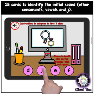 Letra J Boom Cards™ | Digital Task Cards
