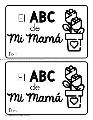 Bilingual Mother's Day Book Project