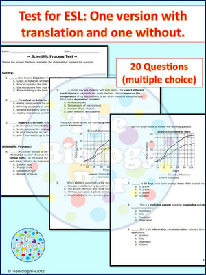 Scientific Method and Graphing Review and Test