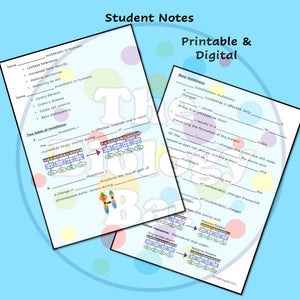 Biology DNA Mutations PowerPoint and Student Notes