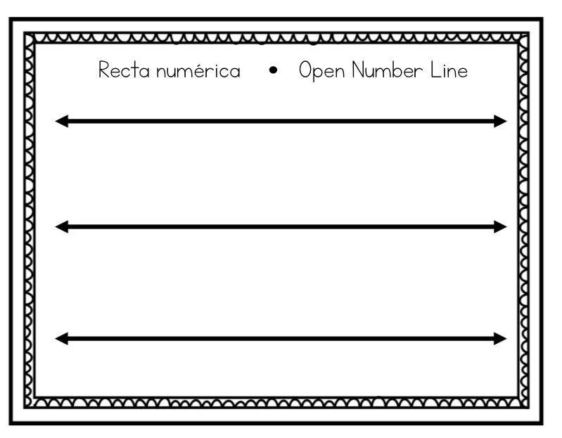 recta-num-rica-open-number-line-bilingual-marketplace for Free Printable Blank Number Line Template Recta numérica/ Open Number Line – Bilingual Marketplace for Free Printable Blank Number Line Template