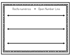Recta numérica/ Open Number Line