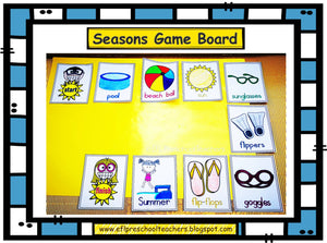 Seasons Resources for Preschool ESL