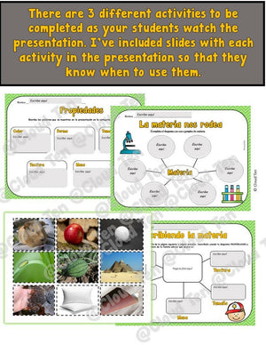 Las propiedades de la materia in Google Slides™