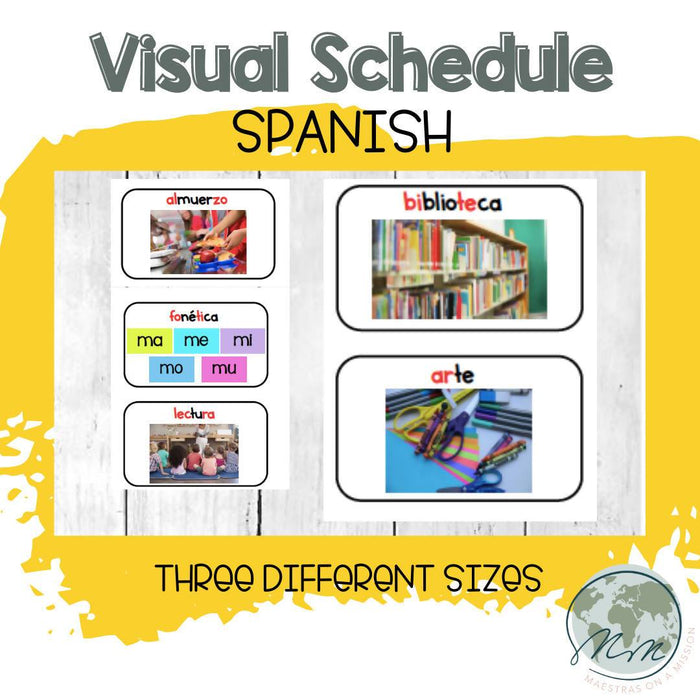 Spanish Visual Schedule