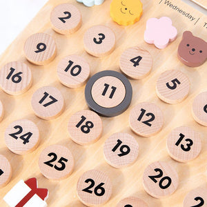 Wooden Calendar for Kids