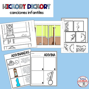Canciones infantiles - Hickory dickory dock
