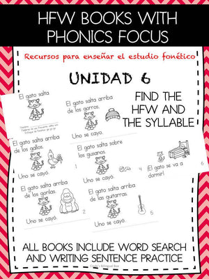 Kindergarten Benchmark Adelante Phonics Unit 6