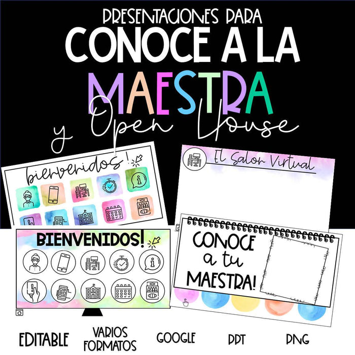 Presentación de Open House Y Conoce a la Maestra Virtual